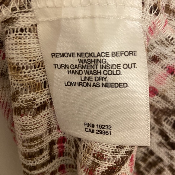 EUC Alfred Dunner 3/4 Sleeve Blouse with Detachable Necklace, size US 2X - Picture 7 of 10